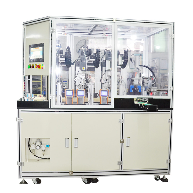  PCB自动锁螺丝+三工位自动焊锡一体机